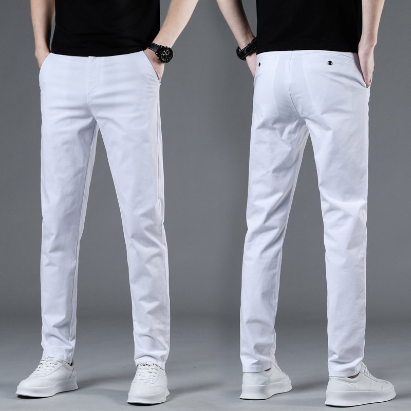 Men's summer thin trend cotton trousers