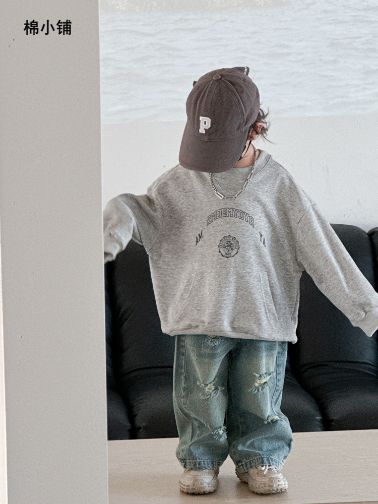 Children's autumn spring sports sweatshirt for boys