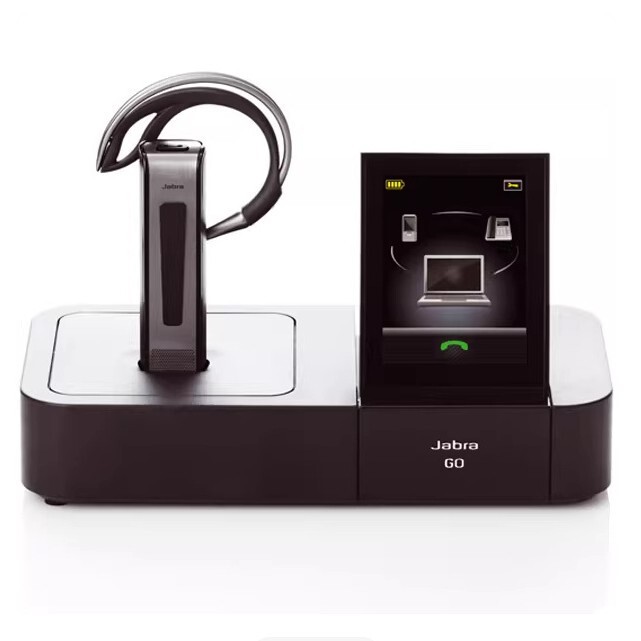 Jabra Go6470 Bluetooth Mobile Phone and Computer Headset Three-In-One Wireless Telephone Business Headset