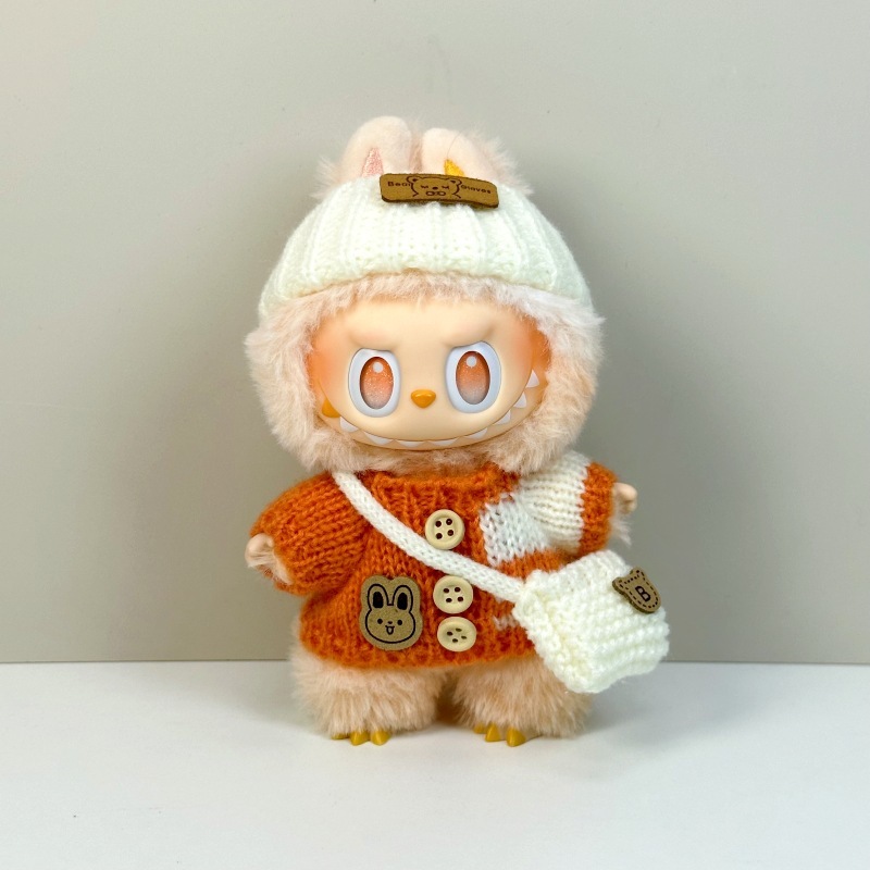 仅衣服适用labubu娃衣坐坐派对一二三代拉布布衣服服装套装等周边|undefined