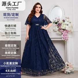 大码连衣裙;穆斯林服饰;连衣裙