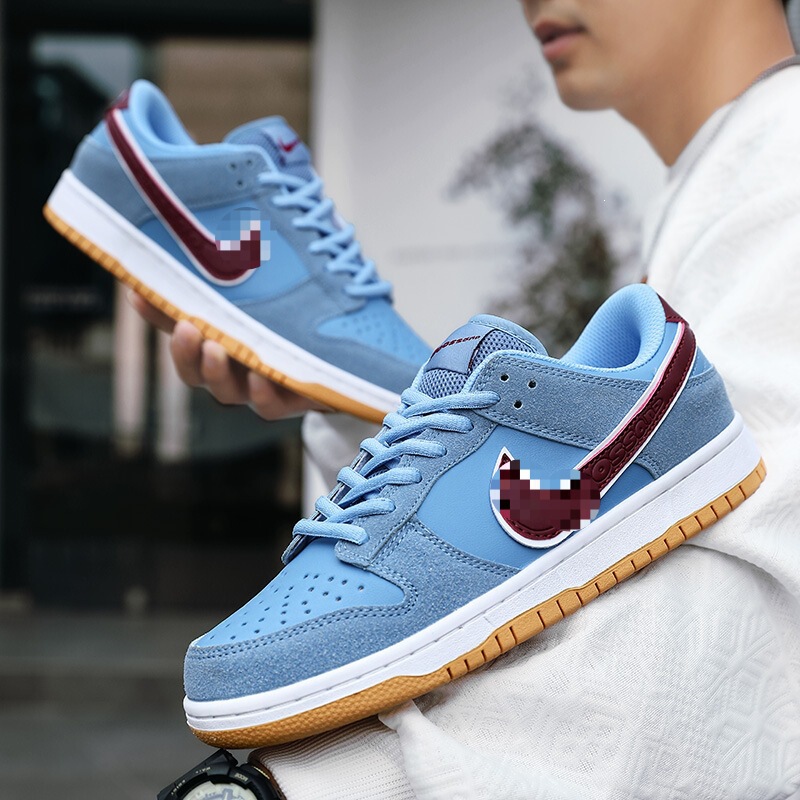 Putian Shoes Original Spring Collection Three Prince Ao Bing Red Sports Casual Shoes AJ Dunk Bubblegum Low-Top Sneakers