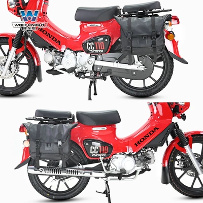 bumper vegetable basket middle shelf tail Motorcycle bumper - baby-cc110-left-right-fine-lines-black-helmet-bag-can-hold-full-helmet
