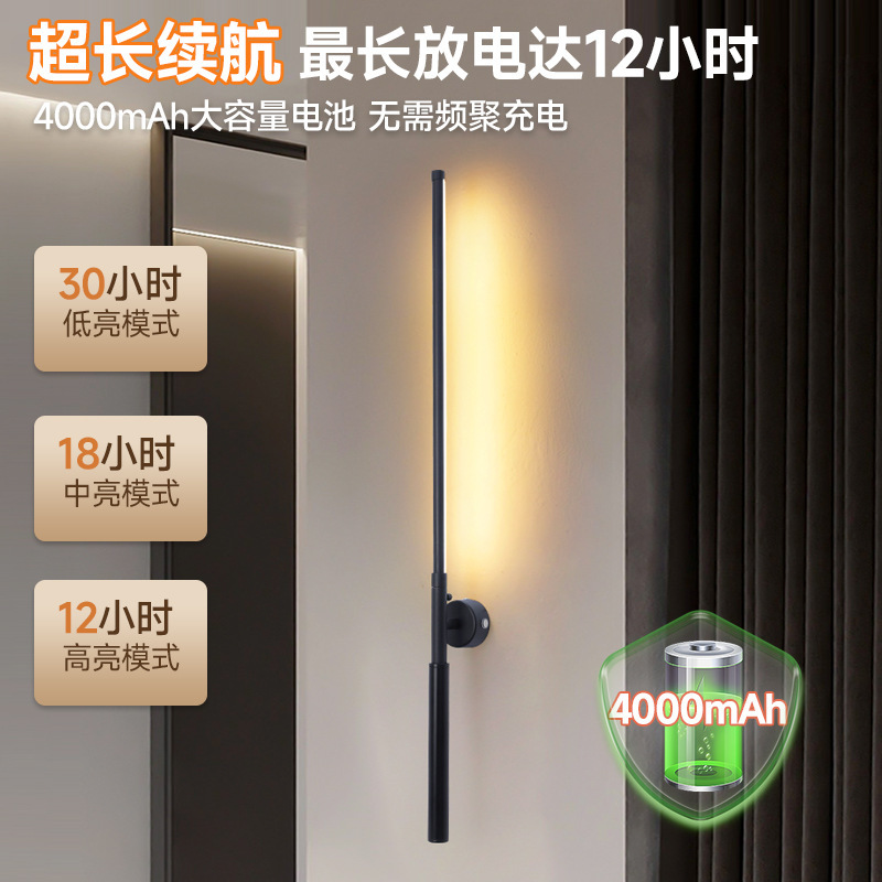 新款长条充电壁灯跨境分体结构壁灯|undefined