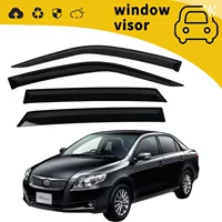 Подходит для Toyota Corolla Axio 2006-2013 годов выпуска: дефлекторы дверей, дефлекторы окон, декоративные элементы.