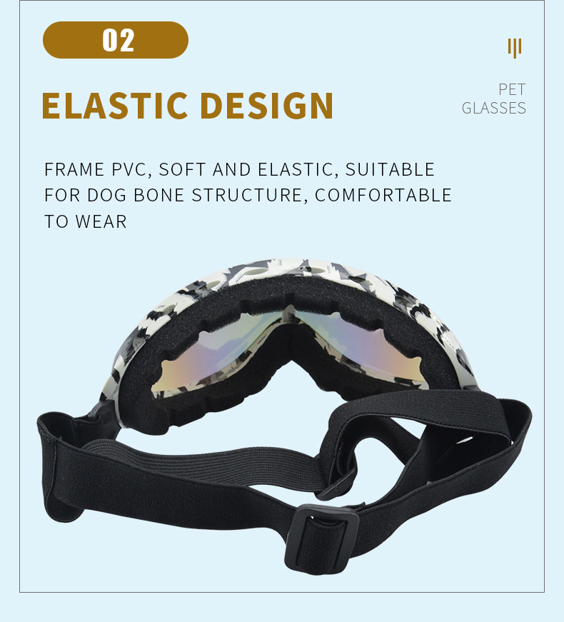 Cool Dog Glasses Windproof for Outdoor Fun