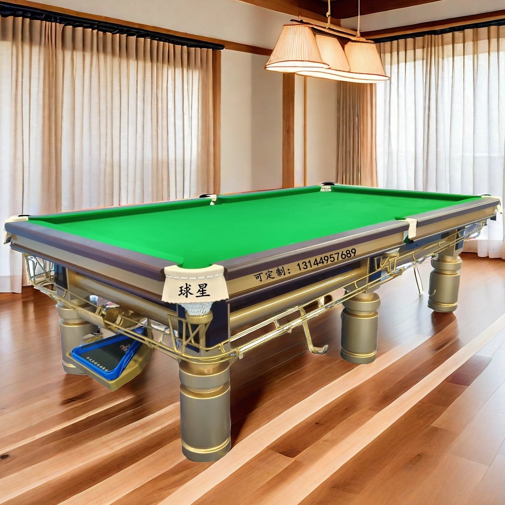 Mesa de billar doméstica de caso de billar de Zhuzhou Wujiaqu WuSu Xinjiang tabla de billar estándar de tipo comercial