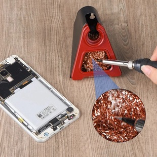 Soldering iron stand aluminum alloy electric soldering iron stand soldering wire holder welding auxiliary tool 908 soldering iron universal soldering iron stand