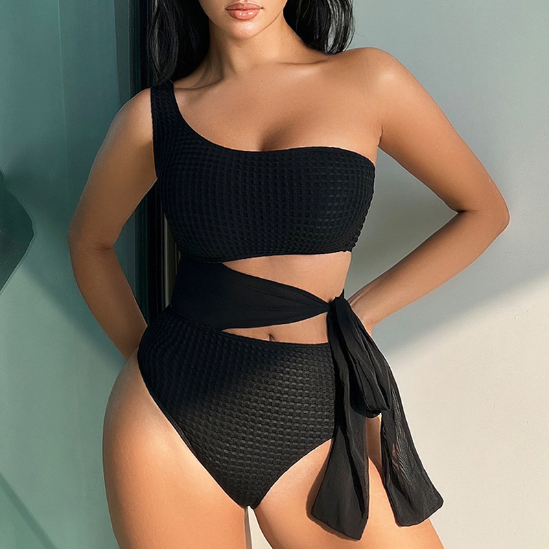 Women's Basic Modern Style Solid Color 1 Piece One Piece Swimwear display picture 1