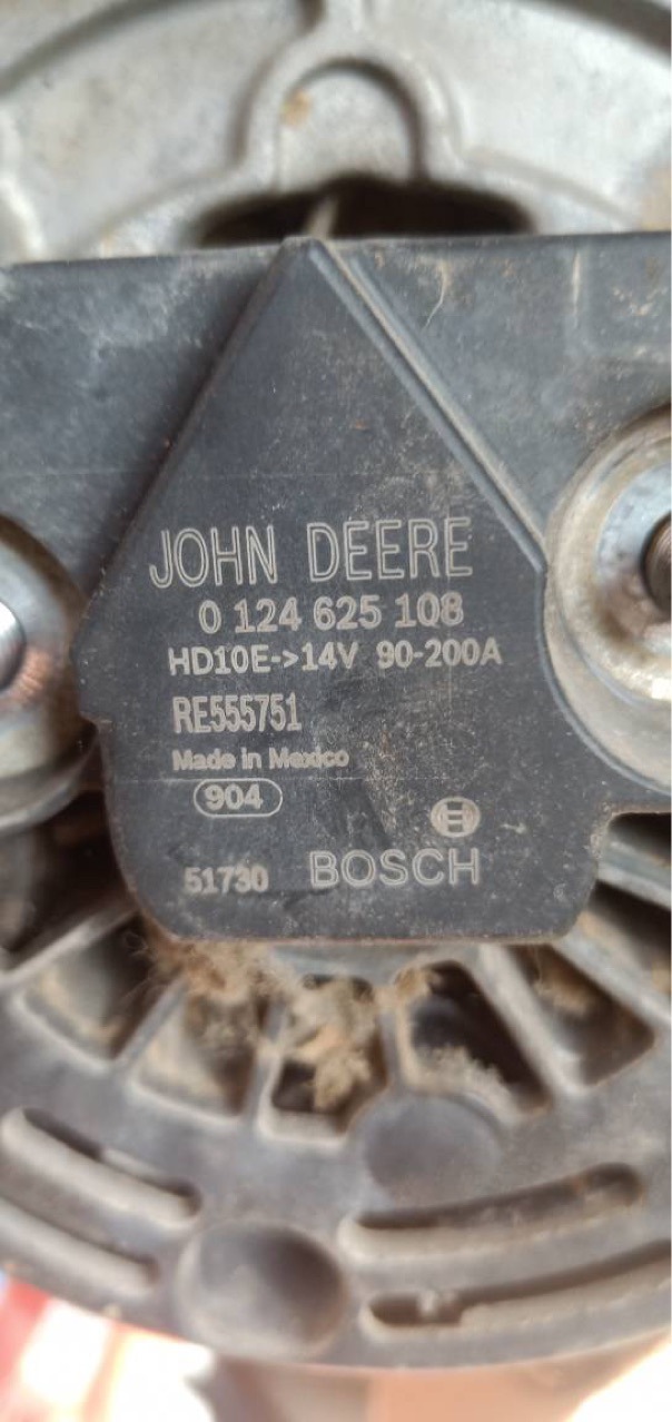 0124625108 generator RE555751 generator for John Deere CP690 cotton picker generator