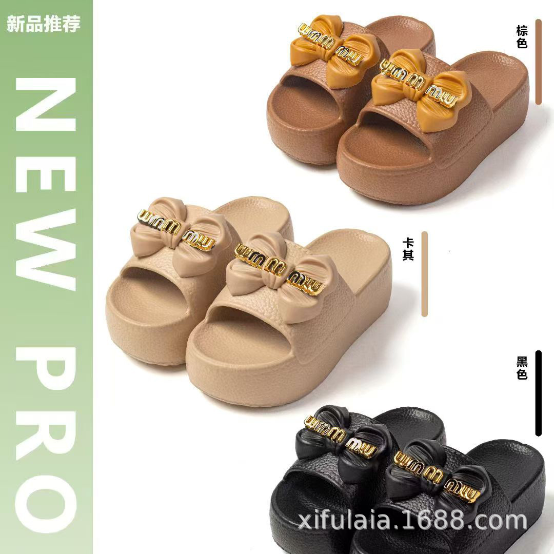 新款EVA橡塑高跟一字带拖鞋 时尚户外高跟加花头拖鞋工厂直销女拖