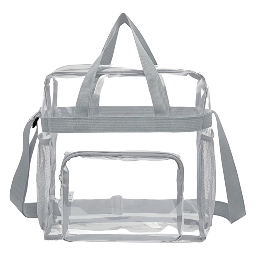 Amazon transfronteriza transparente de PVC de gran capacidad bolsa de equipaje portátil de viaje a prueba de frío bolsa de lavado de fábrica en stock