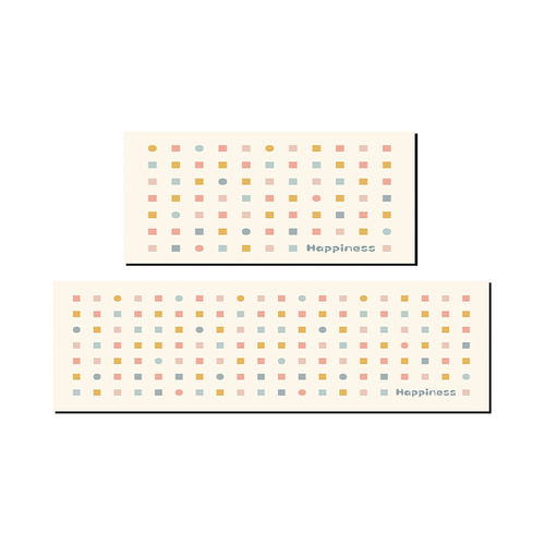 Kitchen floor mats are stain-resistant, washable and wipeable, household long mats, non-slip, oil-proof and waterproof blankets, absorbent and oil-absorbing mats