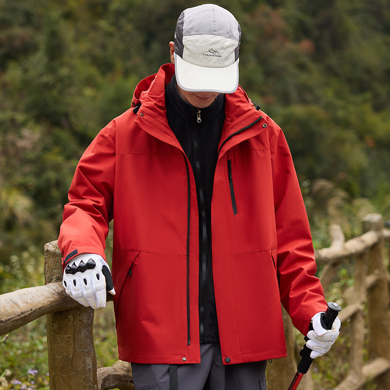 NASA三合一冲锋休闲外套春秋季2025新款户外登山服防风防水夹克衫|undefined