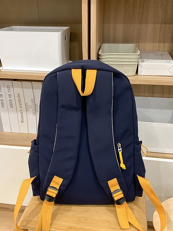 韩版学院风书包女大学生时尚百搭大容量旅行双肩包轻便初中生背包|undefined