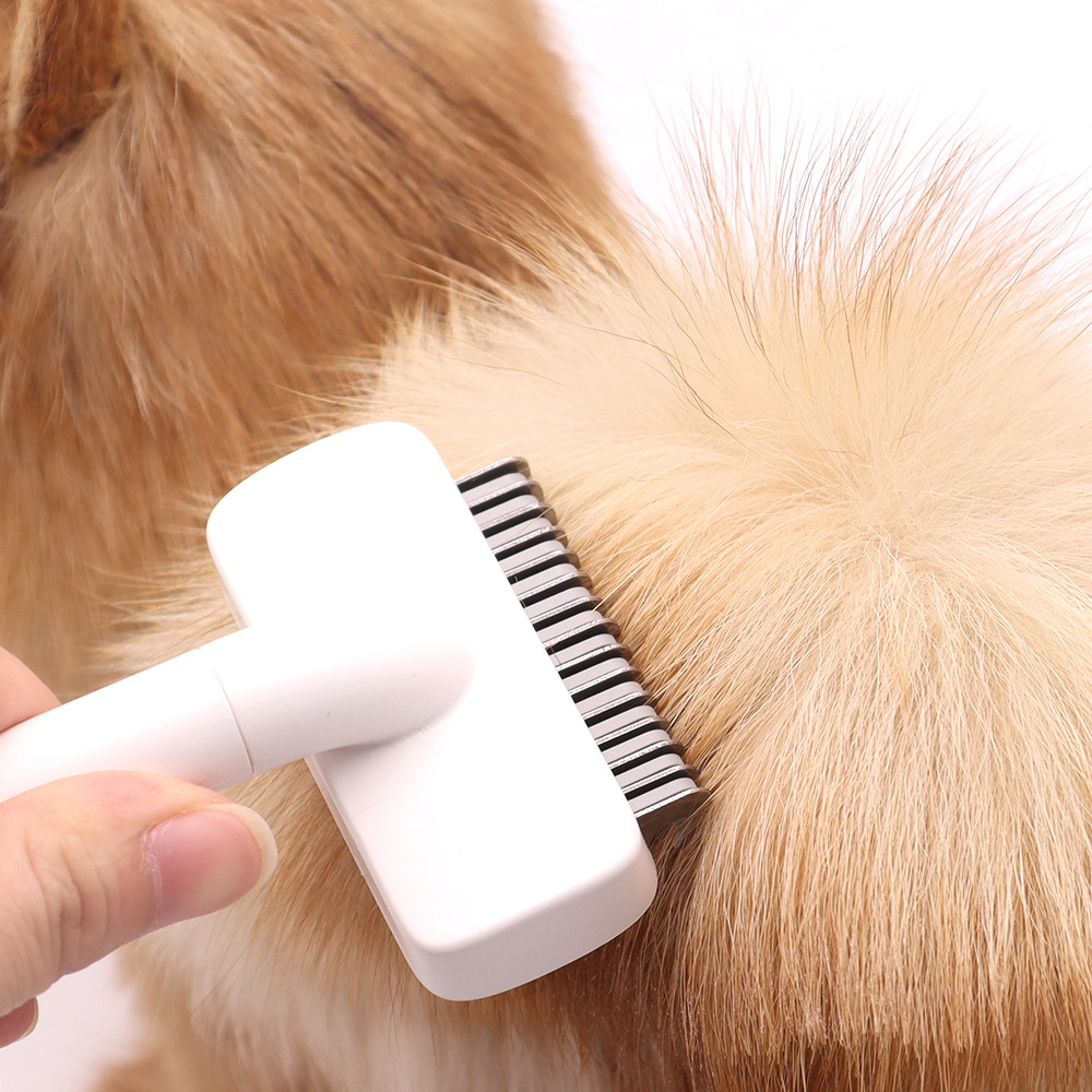 Peine de nudo abierto para mascotas, peine para perros, peine para perros, peine para perros, peine de acero inoxidable, peine para perros, peine para perros, peine