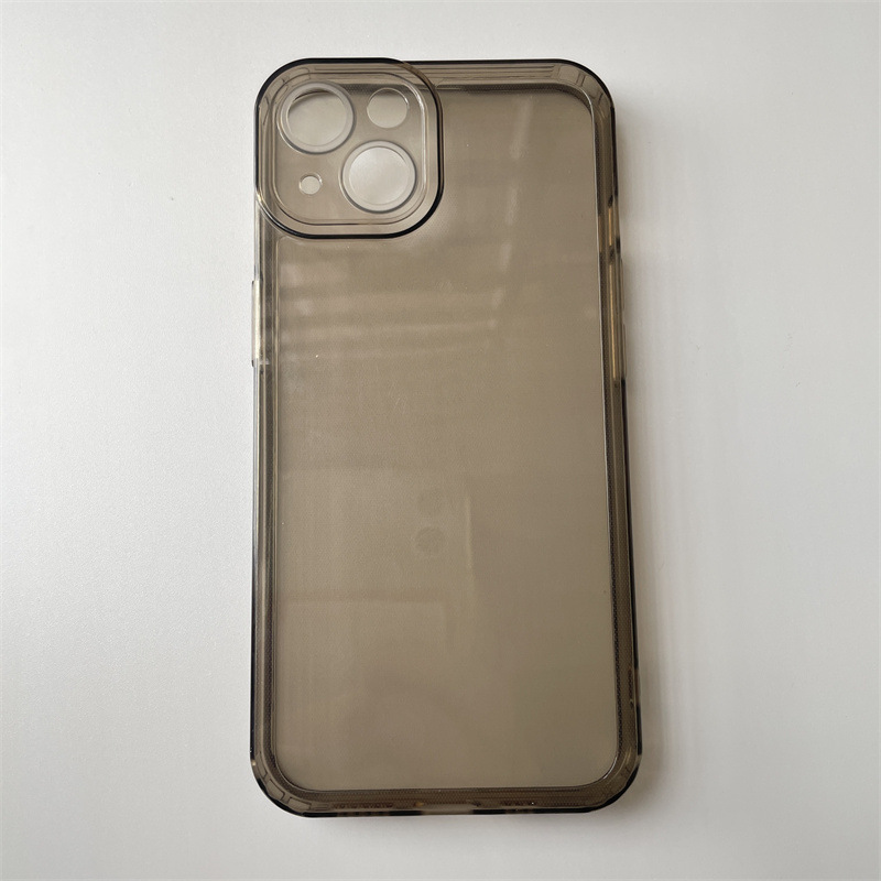 Angel Phone Stripe Anti-Drop Passend für 14 Pro Cat Eye Groove Bilderrahmen Transparente Hülle iPhone 13_voghion.com