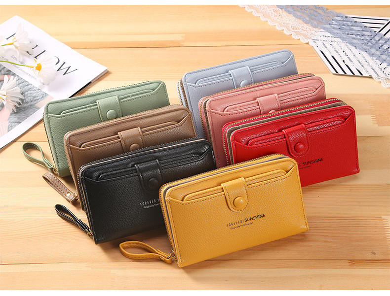 Women's Letter Pu Leather Zipper Wallets display picture 1
