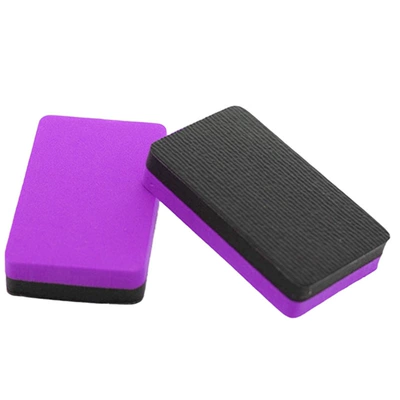 5-inch 6-inch mud grinding plate volcanic – Car cleaning tools - striped-square-mud-rub-purple