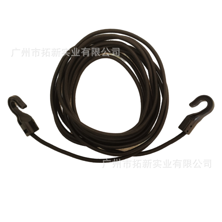 厂家供应双头弹力绳扁钩绳 货物绑带 冲浪板独木舟皮划艇配件