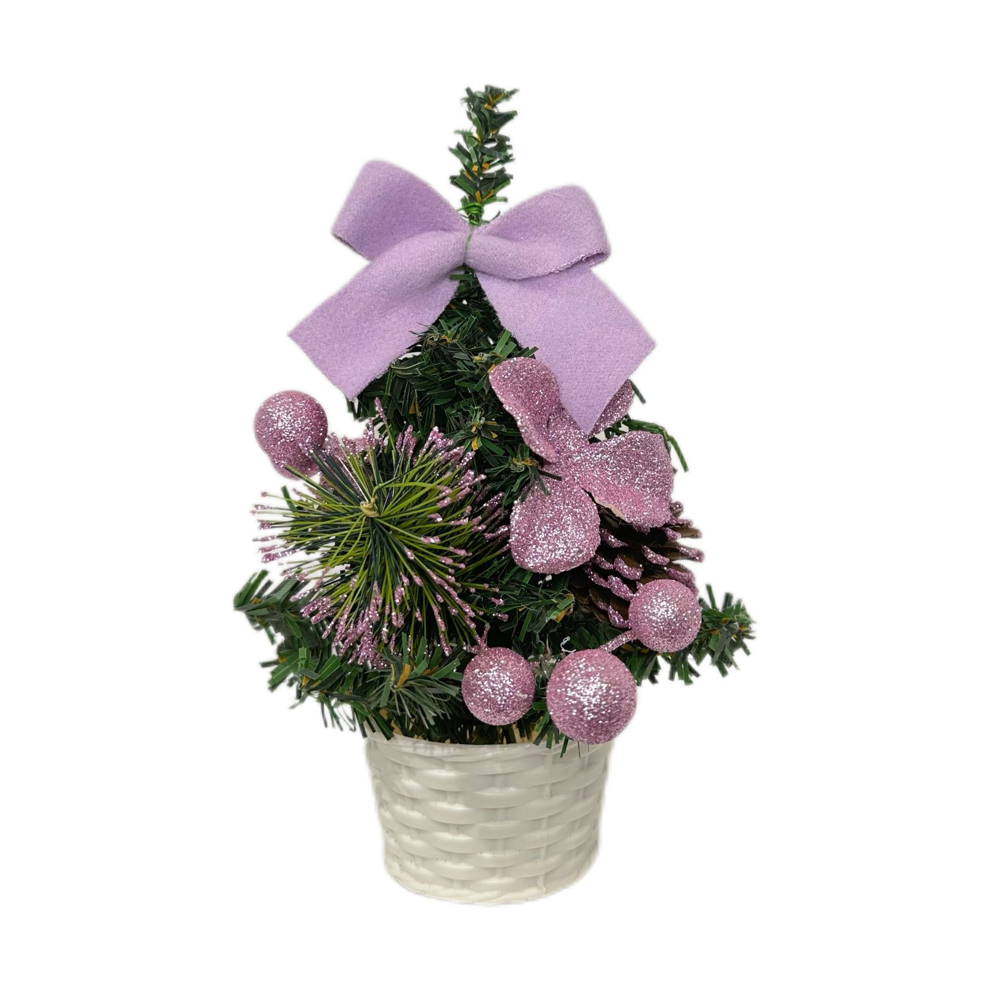 Transfronterizos nueva decoración de Navidad mini escritorio pequeño árbol de Navidad pequeño conjunto de decoraciones de pvc diseño de escena