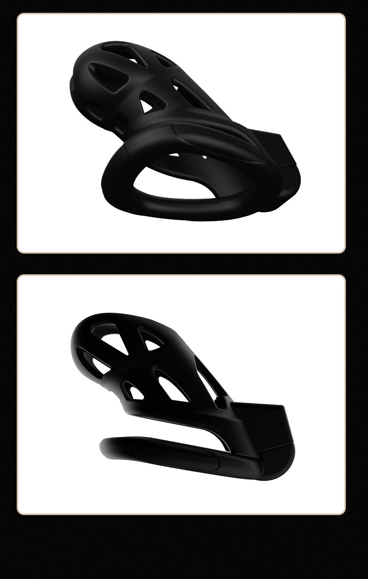 Male Restraint Birdcage Device in ABS and Metal, Manual Lock, S Size — detail image 10
