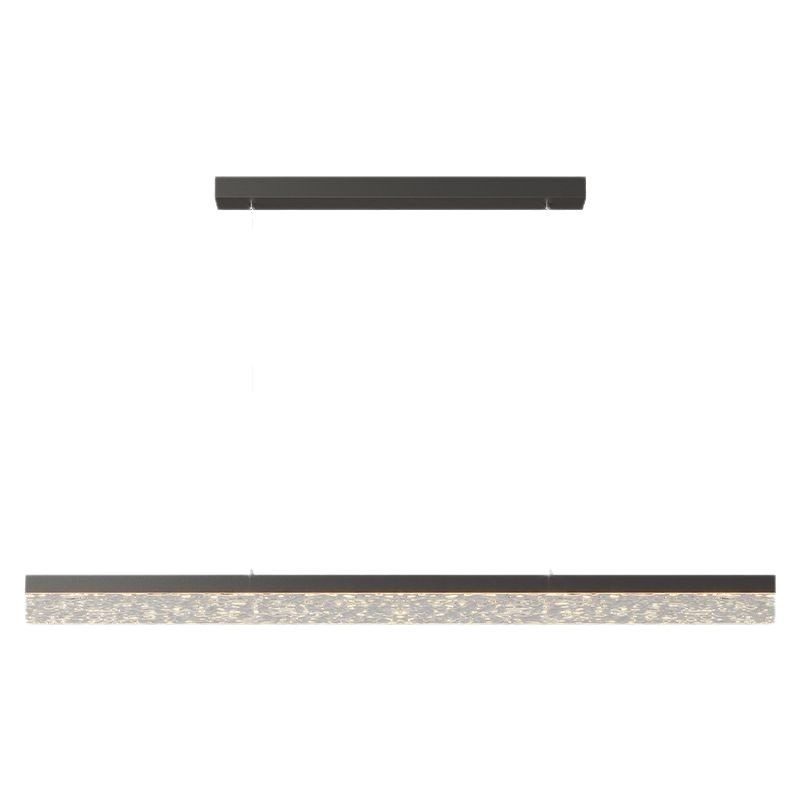 Candelabro de restaurante moderno de espectro completo minimalista italiano, comedor de lujo ligero, barra de bar para el hogar, candelabro de recepción de tira larga