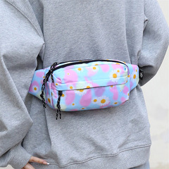 Cross-border foreign trade men and women waist bag outdoor sports casual Oxford cloth single-shoulder crossbody bag coin phone chest bag wholesale