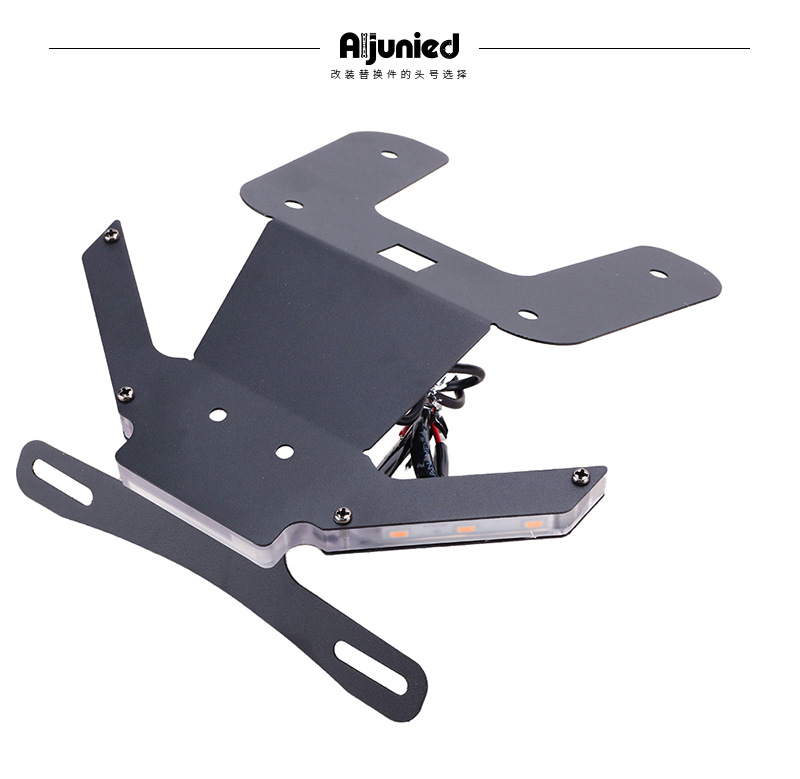 Suitable for Yamaha Mt25 Mt03 Yzf R25 R3 Modified License Plate Holder Motorcycle Short Tail License Plate Holder Photo Accessories