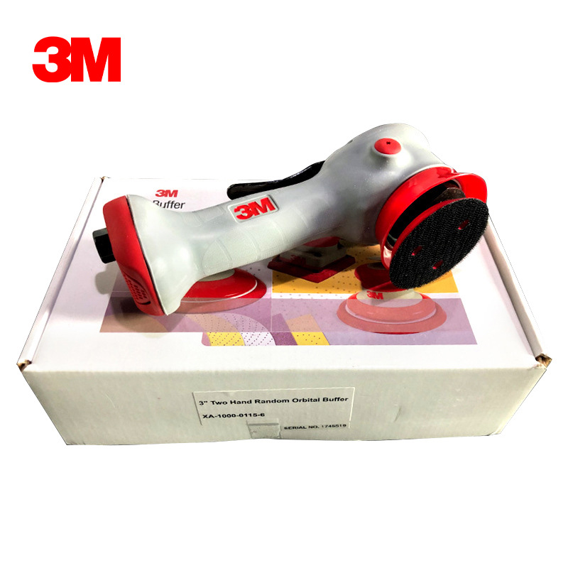 3m28333 正品3寸打磨机 扶手气动抛光机 汽车漆面家具气动抛光机