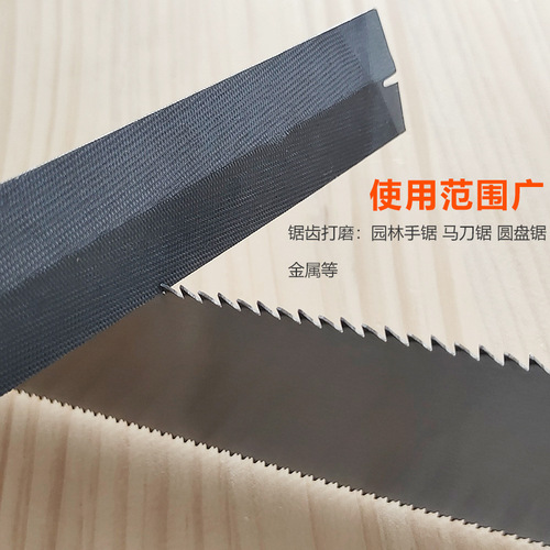 6-inch diamond file saw file metal fine teeth double-grain triangular file woodworking shaping file assorted files and grinding tools