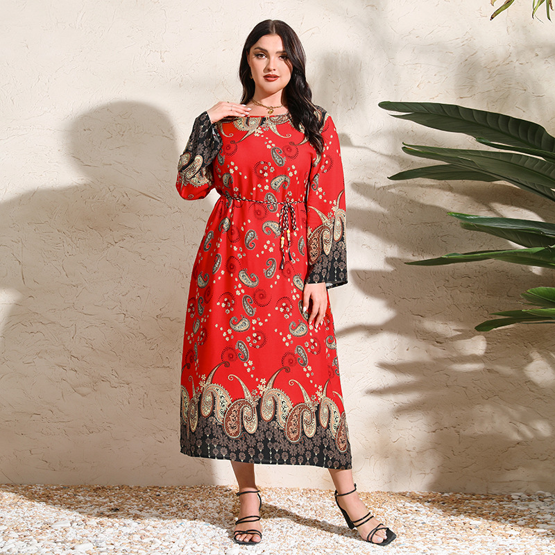 ethnic retro long-sleeve