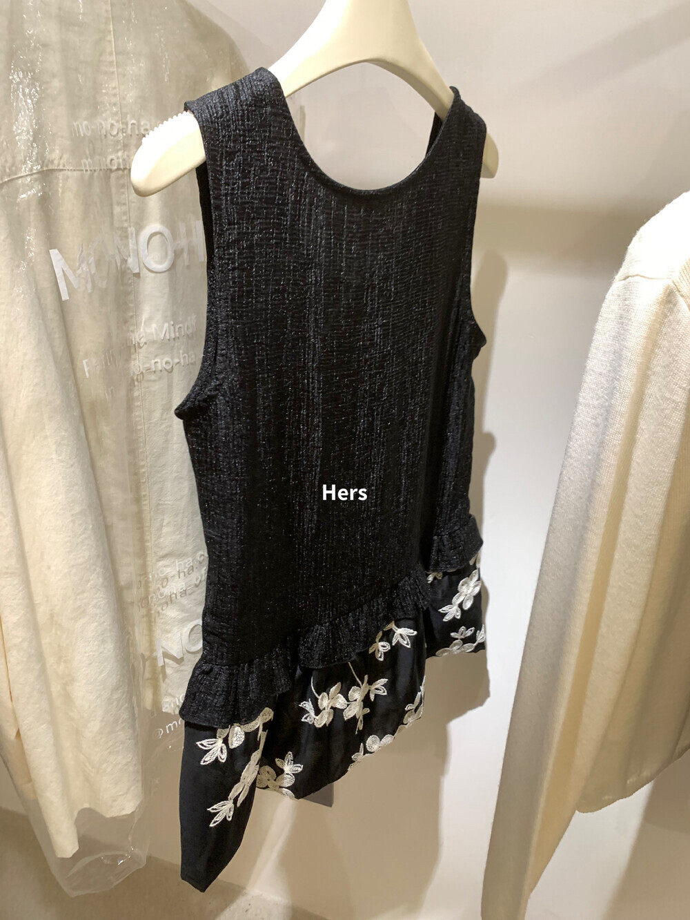 Áo hai dây nữ phong cách Bohemian thêu hoa, viền ren xếp tầng — Champagne màu, màu đen chi tiết 17