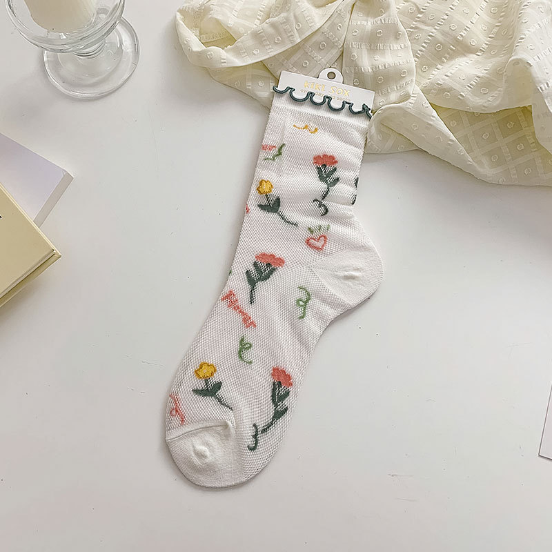 緑の辺の小さな花