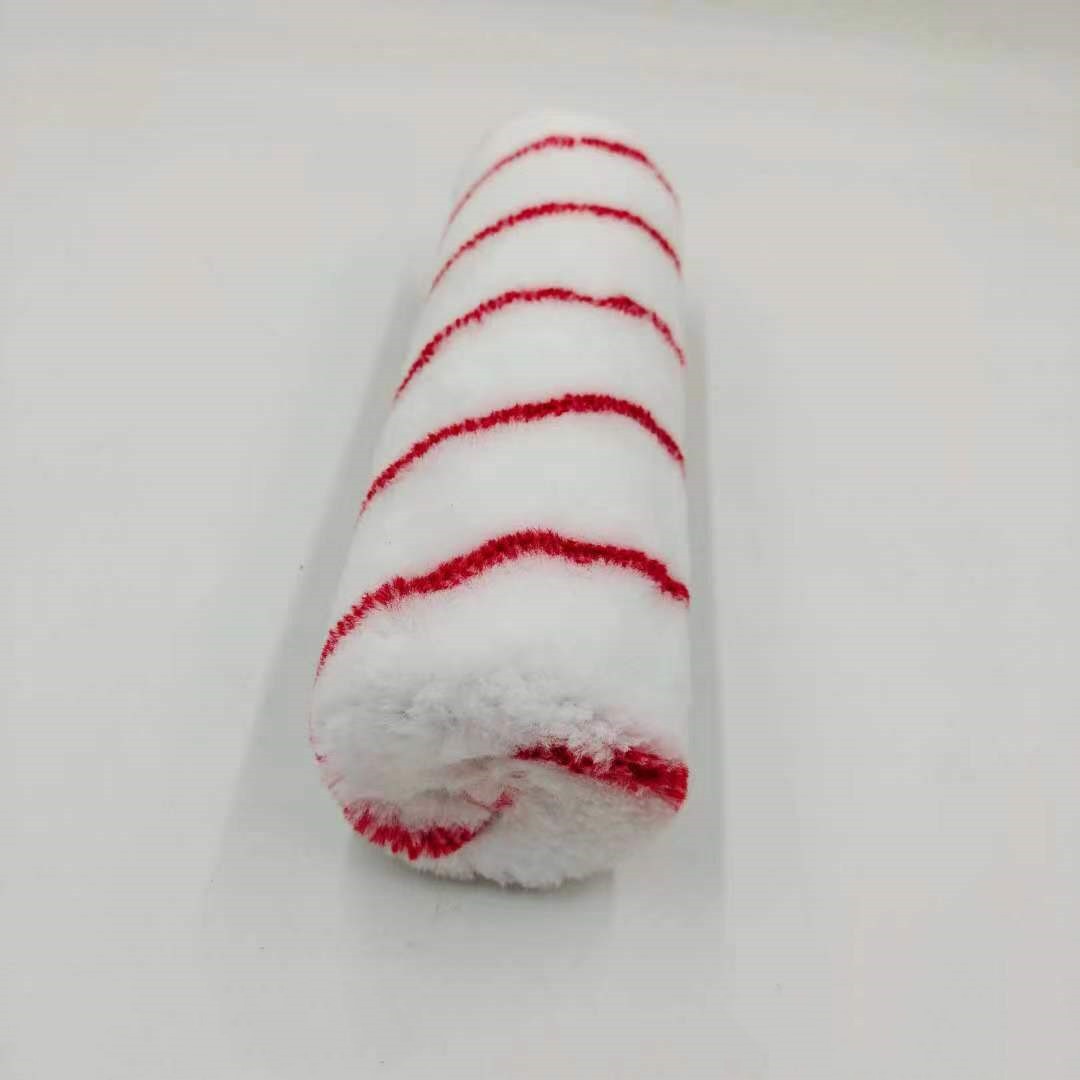 Nueve pulgadas sin ángulo muerto cepillo de rodillo rojo al por mayor cepillo de rodillo rojo de fusión en caliente cepillo de pintura fábrica directa