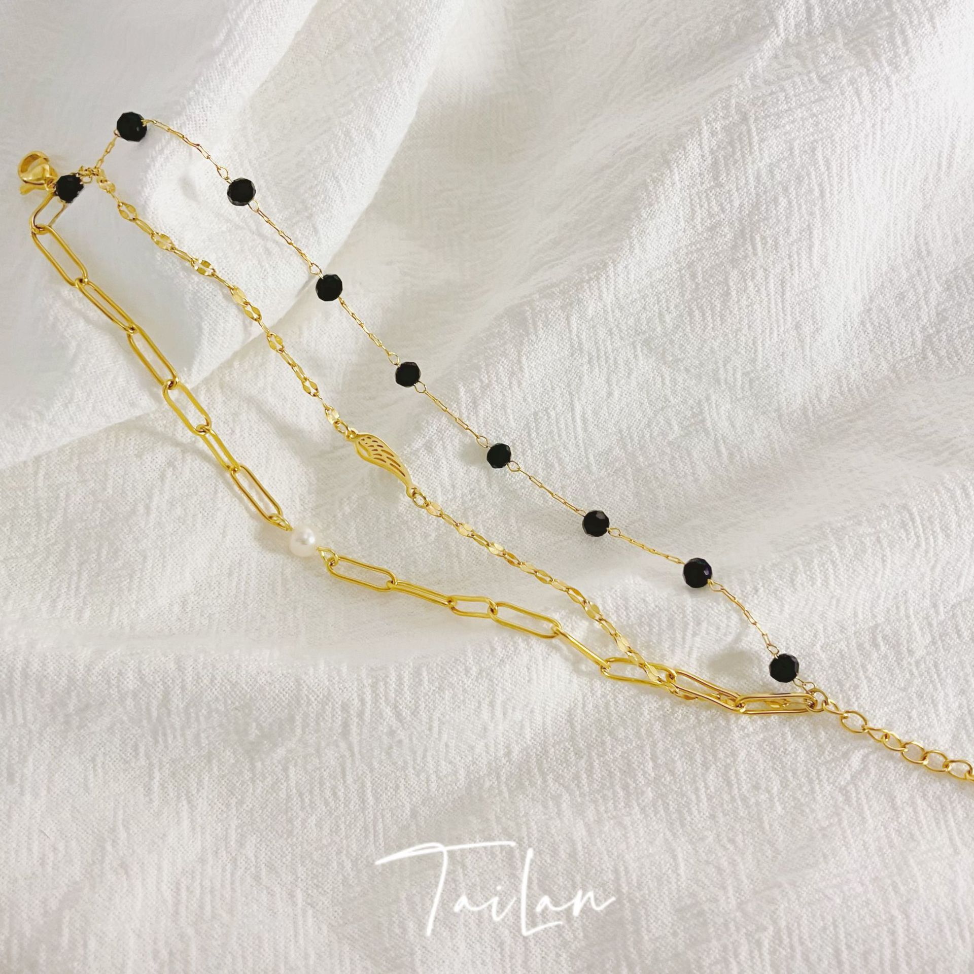 Fashion Geometric Stainless Steel Plating Bracelets 1 Piece