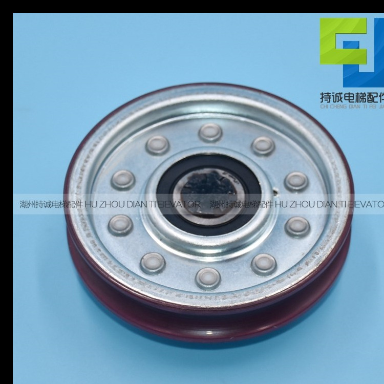 电梯配件/电梯门滑轮/偏心门挂轮/门挂轮/94*19*6203