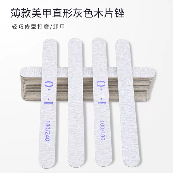 Wholesale Thin Strip Files, Wholesale Straight Wear-Resistant Wood Files, Nail Polishing and Shaping Files, Nail Art Sandpaper Strips