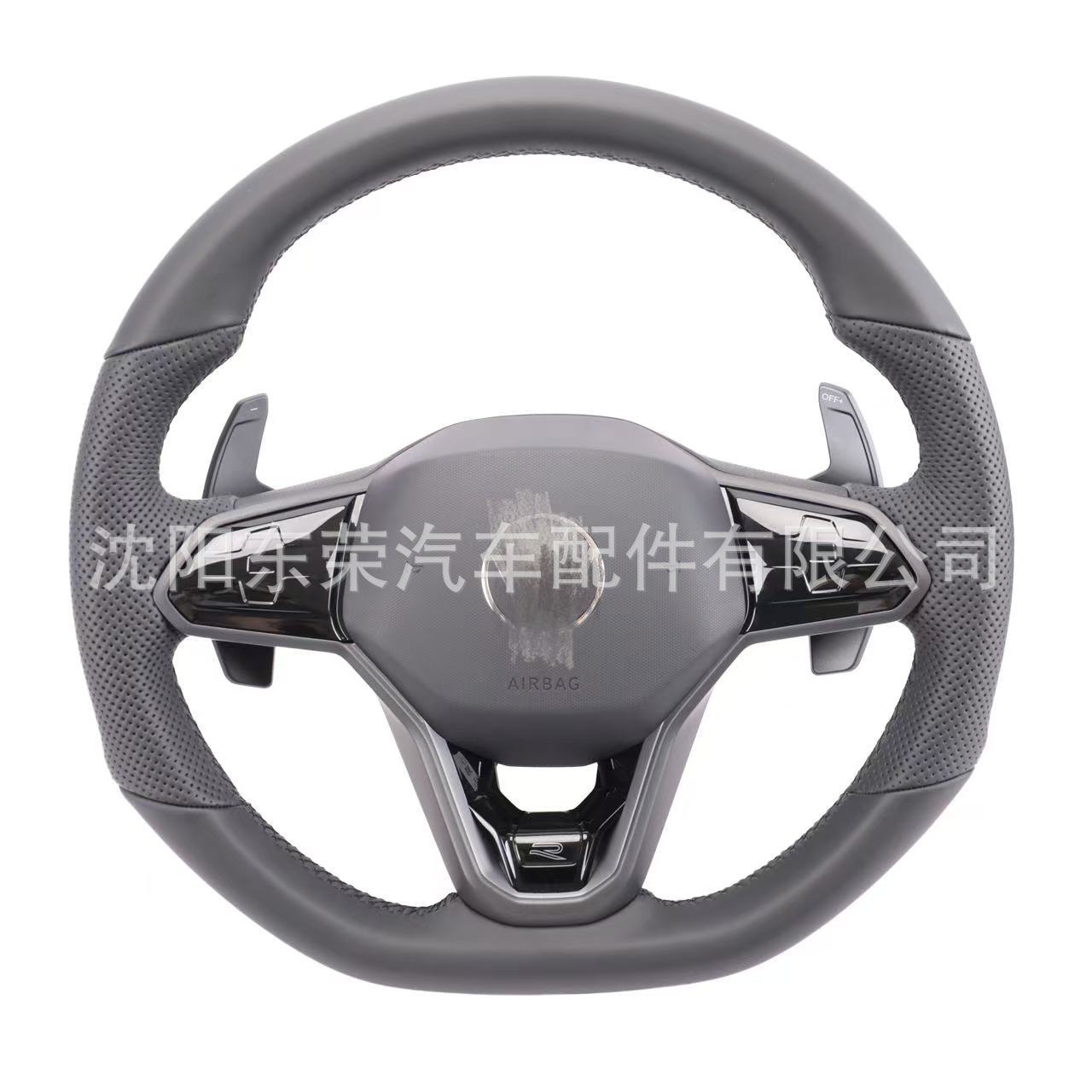 Suitable for Volkswagen Steering Wheel Suede Carbon Fiber Steering Wheel Assembly Golf Modified Steering Wheel