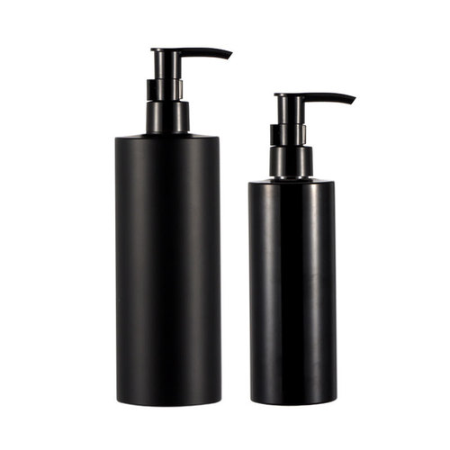 300ml500ml cylindrical lotion bottle shampoo bottle shower gel bottle sub-bottle plastic bottle frosted PET