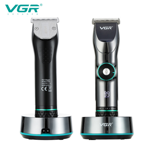 VGR256 Digital Variable Speed Electric Hair Trimmer Fast Charging Cross-border Charging Dual-use Five-level Fine-tuning Electric Razor
