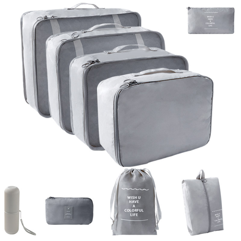 그레이 9 종 세트 [7 종 세트 + 디지털 가방 + 워시 컵]