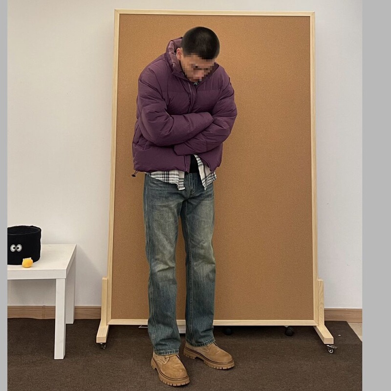 2025 New Fashion Versatile Slim American Washed Retro Whiskered Jeans Unisex Cleanfit Straight Pants