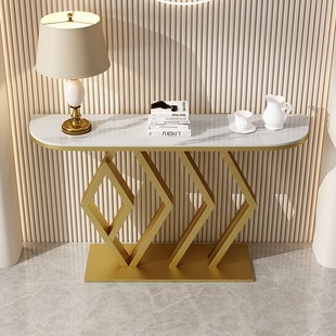 Modern porch table table against the wall living room entrance hall porch partition family entry against the wall narrow table table table against the wall porch