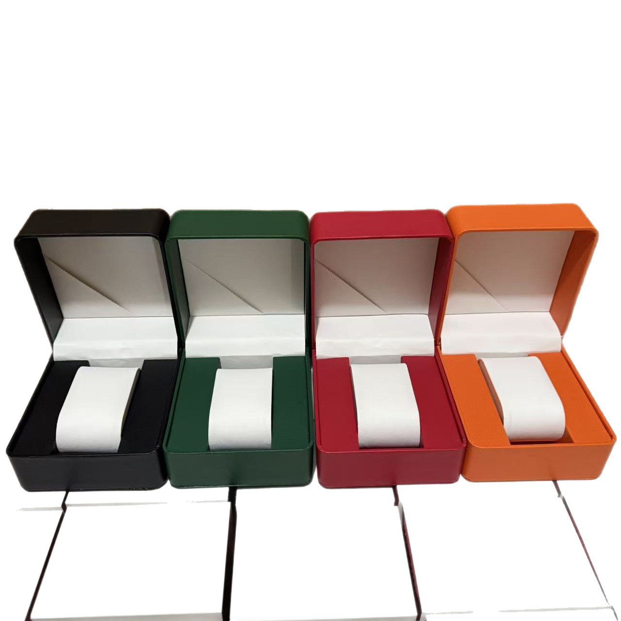 Cuero PU de alta calidad caja de reloj flip, caja de reloj, caja de regalo, caja de reloj, transmisión en vivo rápida, venta caliente.