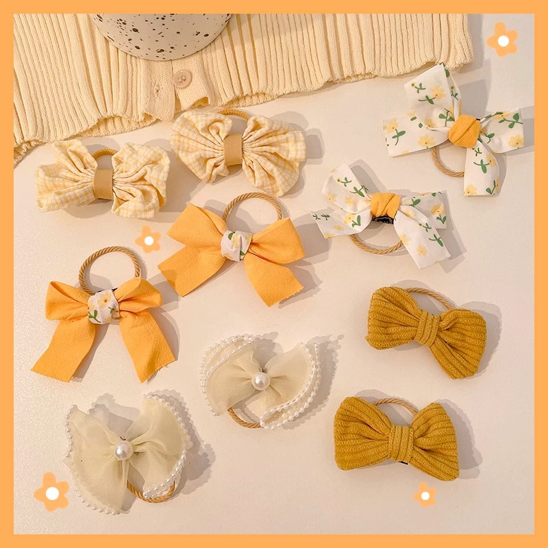 Cuerdas de cabello para niños lindos anillos de cabello de arco para niñas no lastiman cuerdas de cabello de alta elasticidad duradera para el cabello