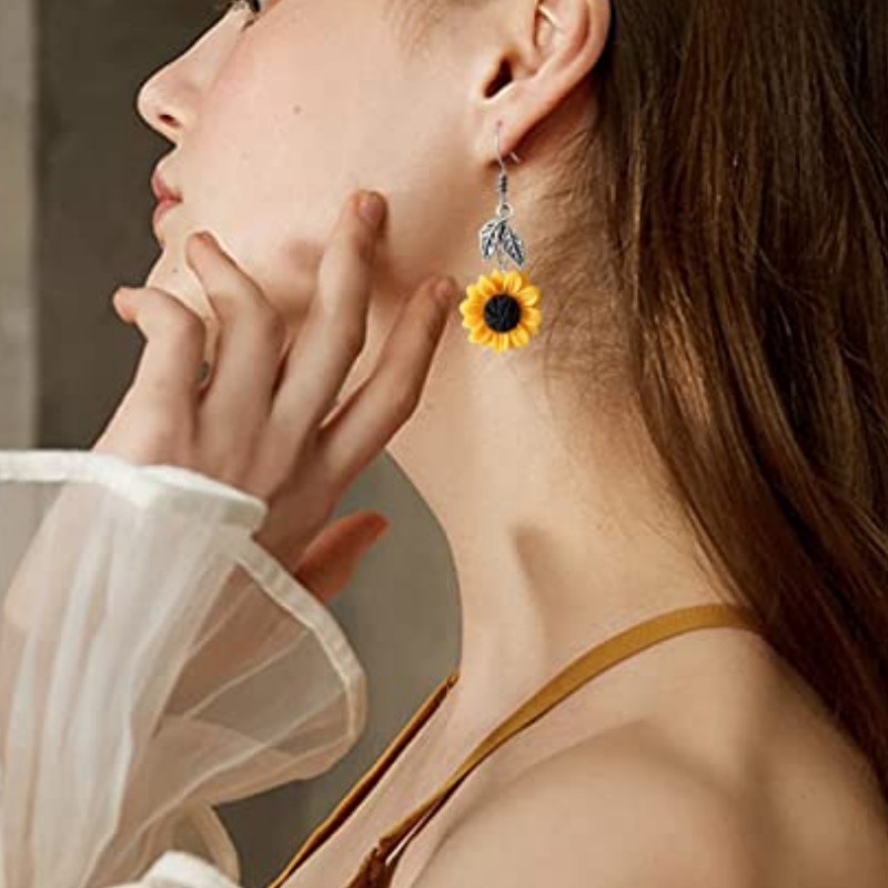 Sunflower Earrings