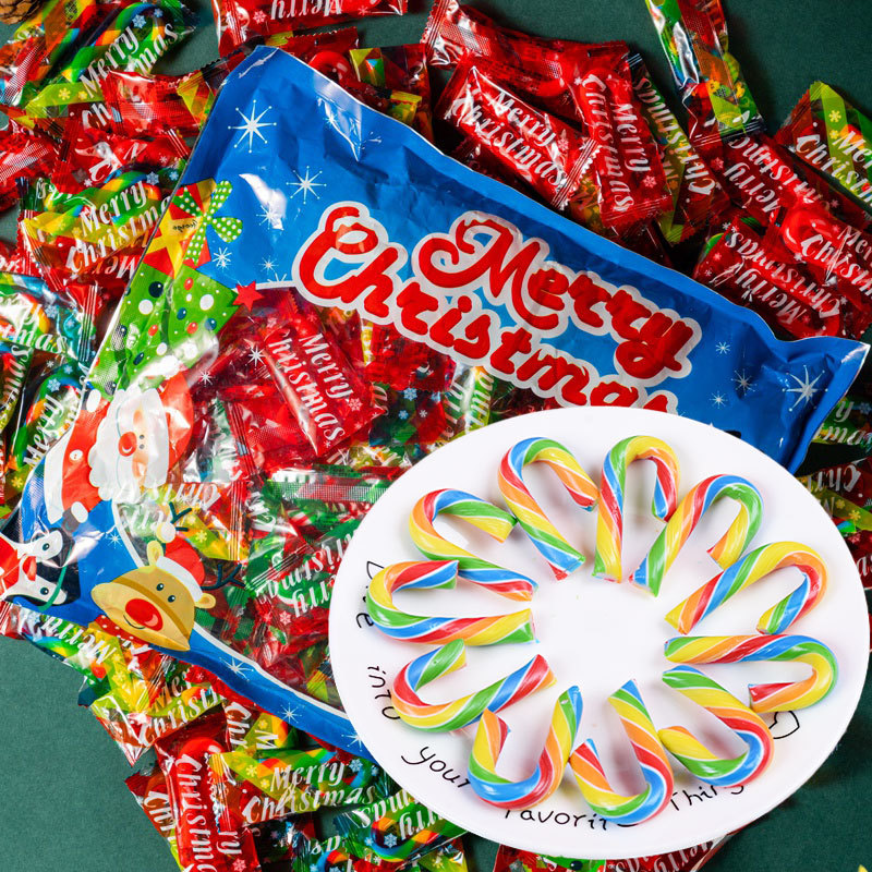 무지개 사탕 지팡이 [1000g] 약 180개