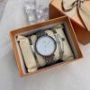 Matte starry sky, steel belt, fashionable watch, bracelet, set, 3 pieces