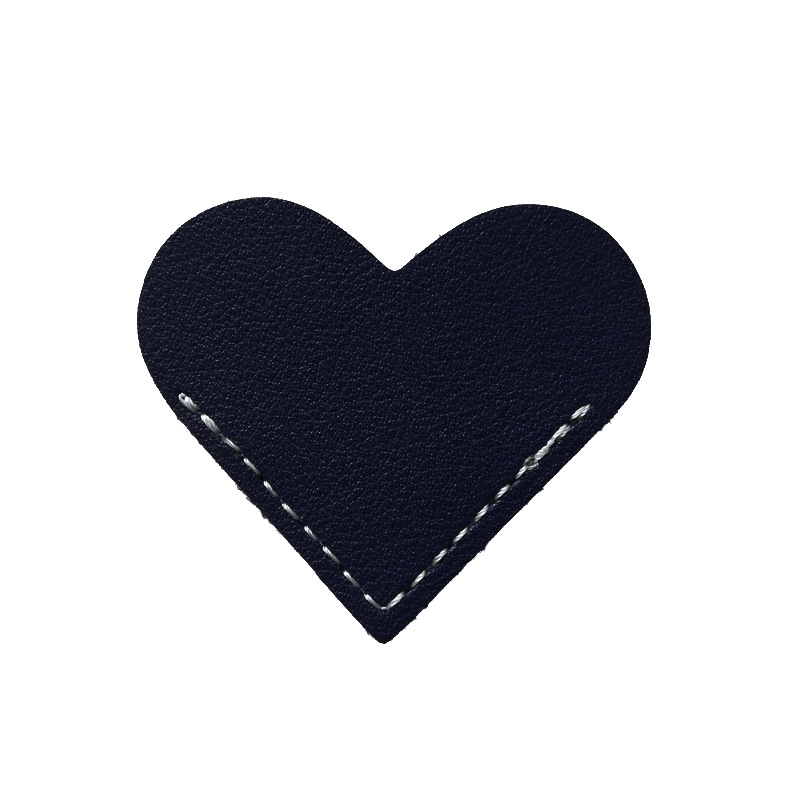 Los fabricantes suministran un gran número de en stock cuero amor notas adhesivas marcador regalo para amigos amor forma marcador pegatinas